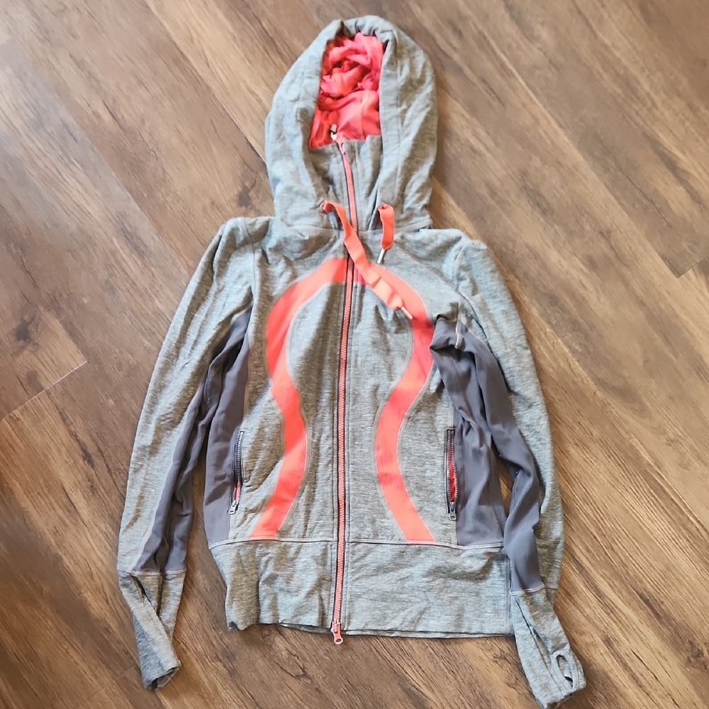 Lululemon Athletica Gray and Pink Jacket